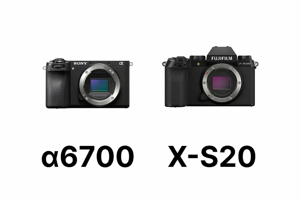 Sony α6700とFujifilm X-S20を徹底比較！AF・動画・色づくりで選ぶ